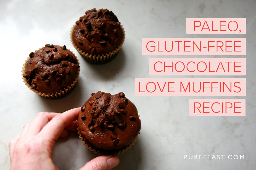 Paleo gluten-free chocolate muffins recipe