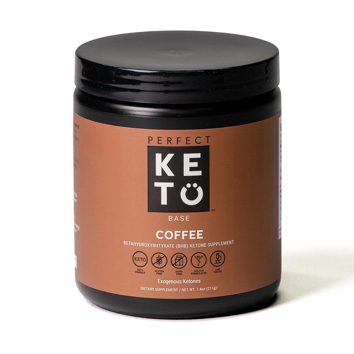 Perfect Keto Base Exogenous Ketones - Coffee