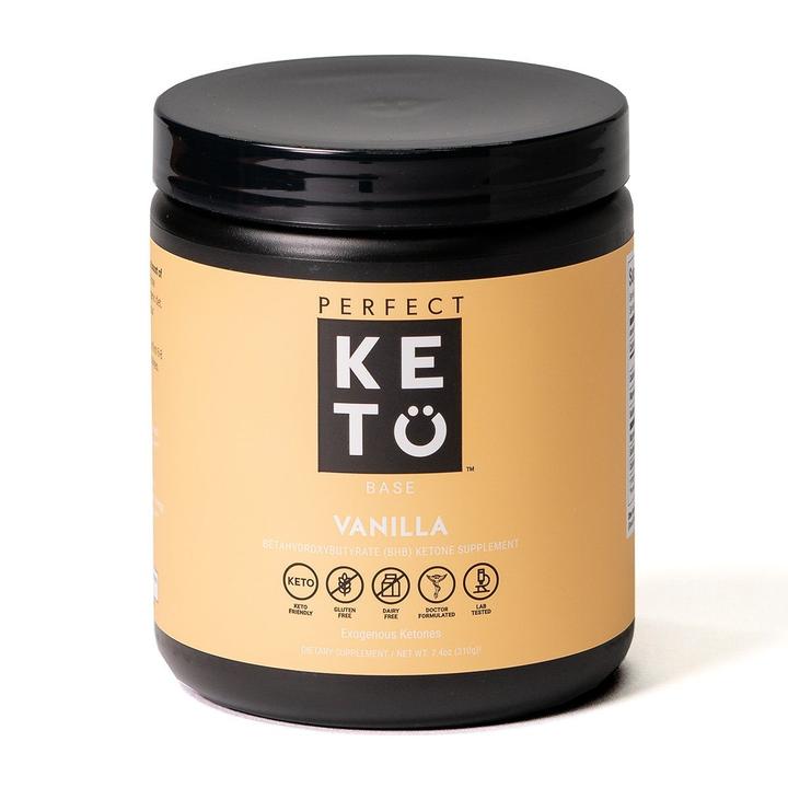 Perfect Keto Base Exogenous Ketones - Vanilla